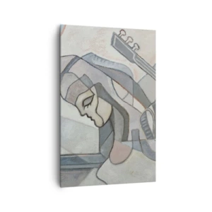 Lærredstryk - Billede på lærred - I musikkens kraft - 80x120 cm