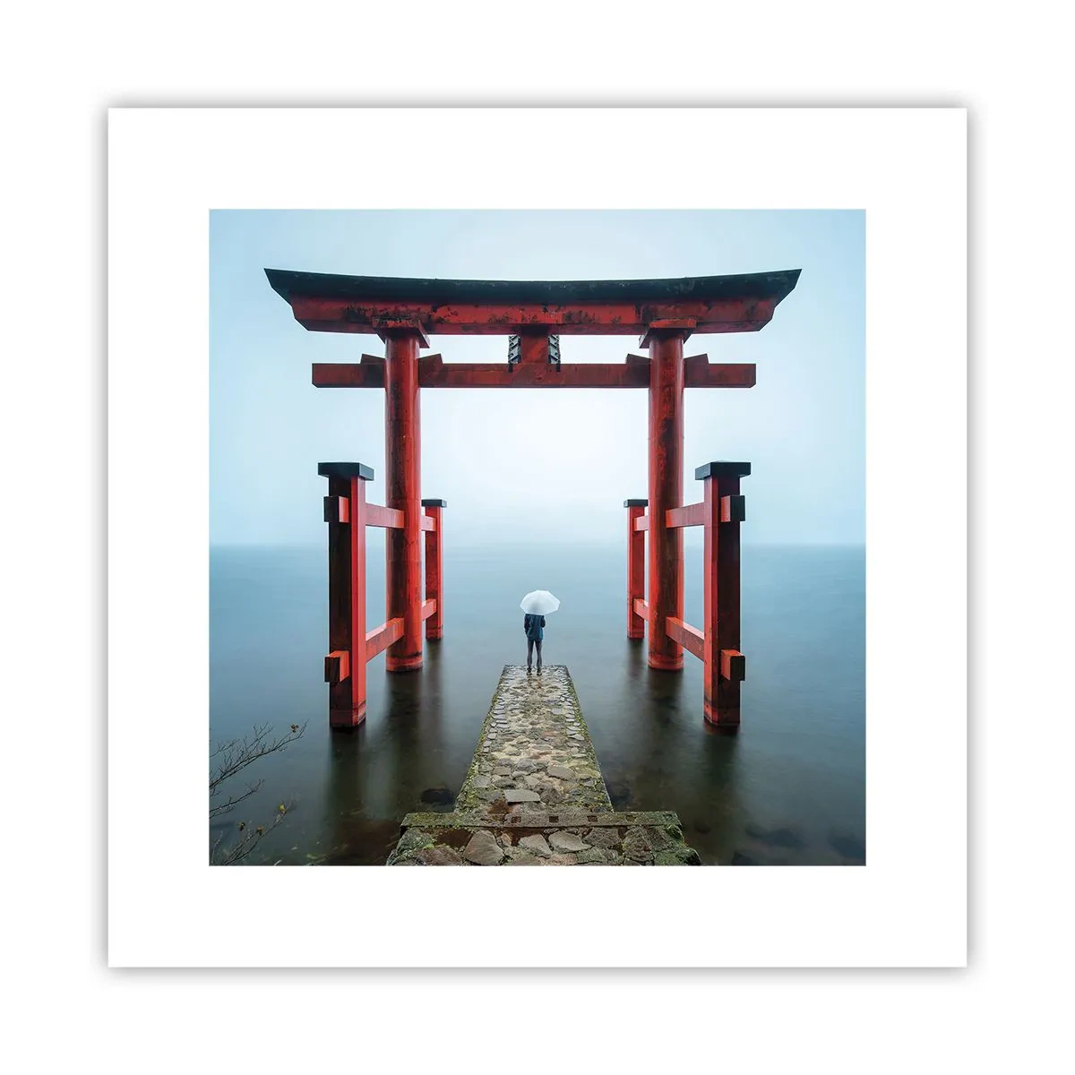Plakat - Japansk drømmeri - 30x30 cm