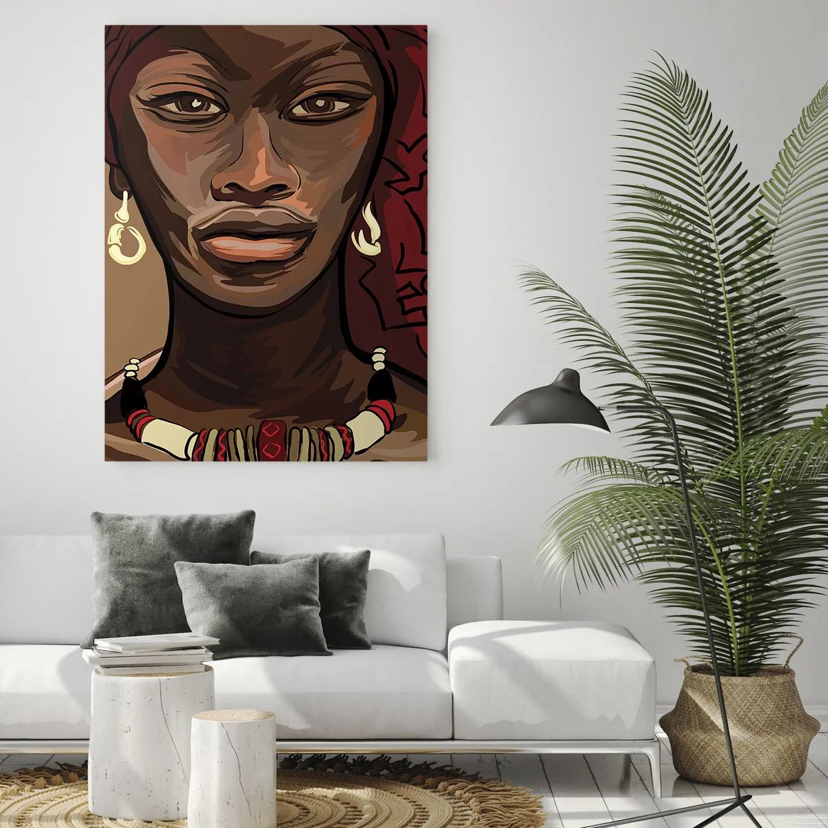 Billede på glas - Ibenholt Venus - 50x70 cm