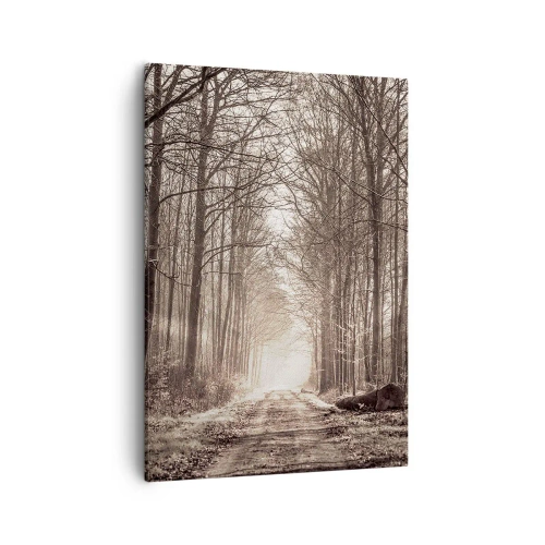 Lærredstryk - Billede på lærred - Skovkatedralen - 50x70 cm
