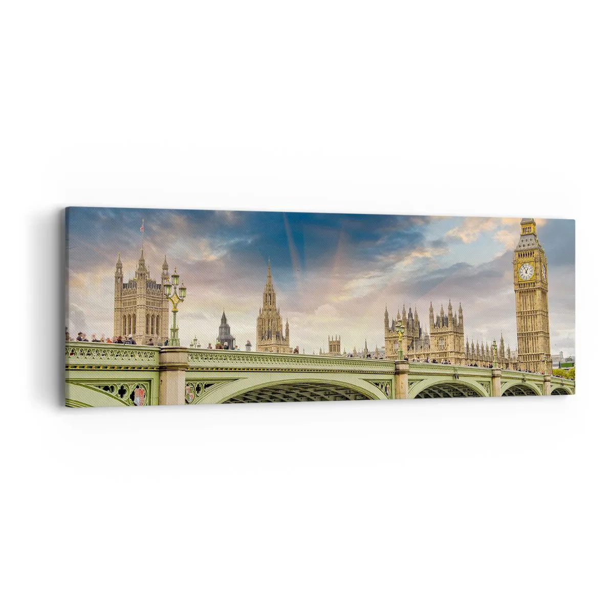 Lærredstryk - Billede på lærred - Tiden stod stille i Imperiet - 90x30 cm