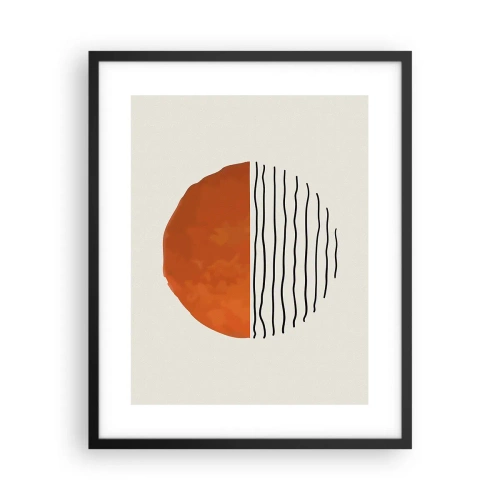 Plakat i sort ramme - I en japansk atmosfære - 40x50 cm