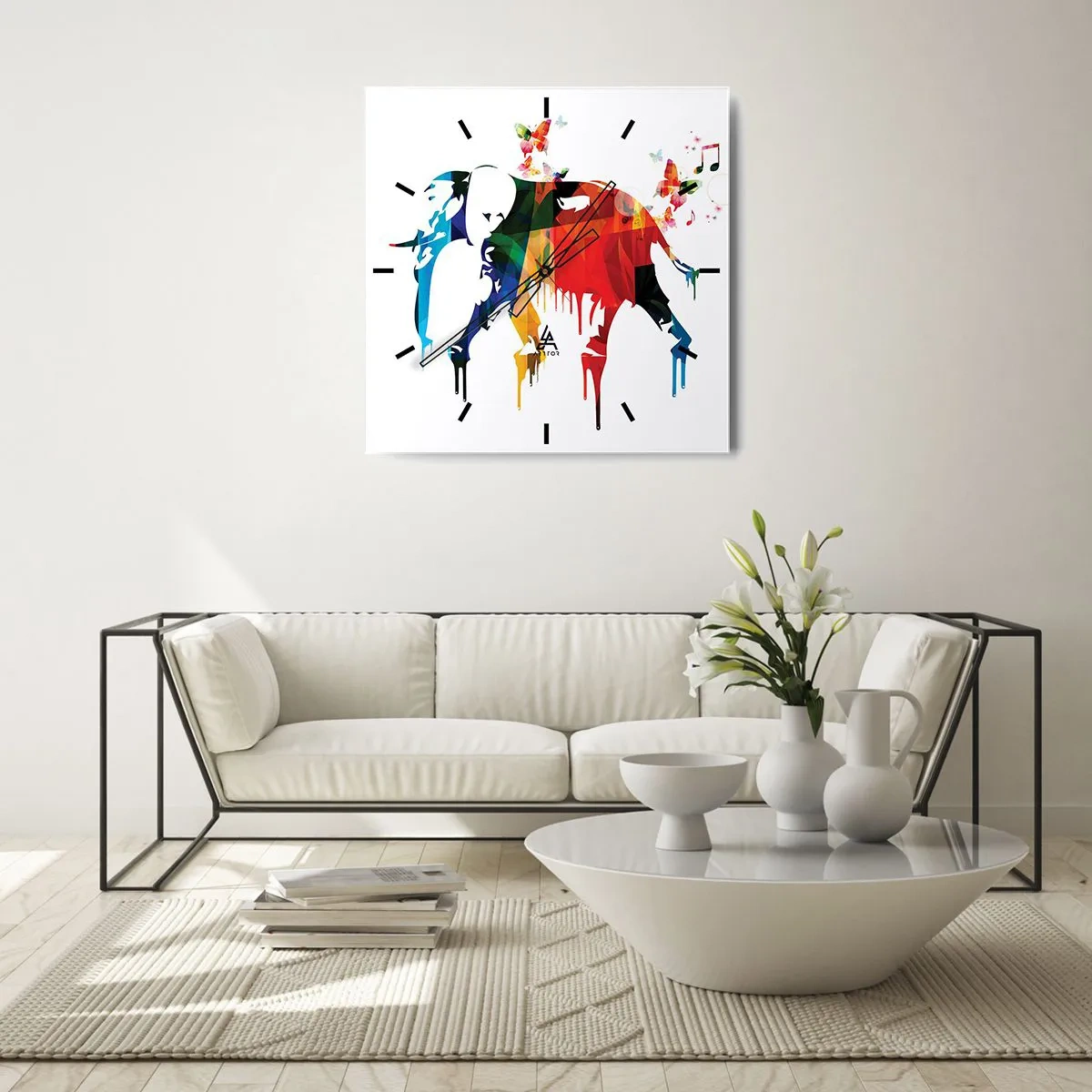 Vægur, Uret - Alle kan danse - 40x40 cm