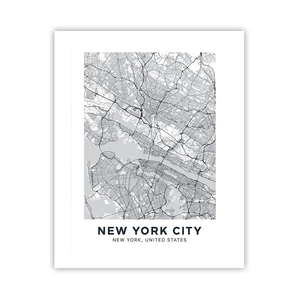 Plakat - Anatomi af en storby - 40x50 cm