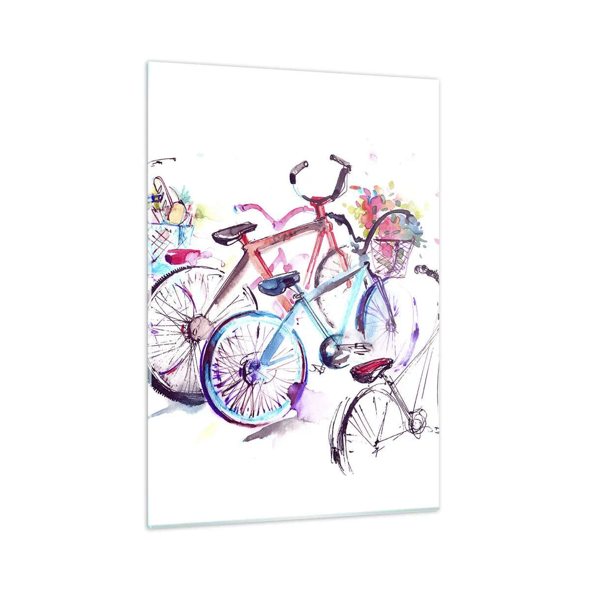 Billede på glas - Antimoto klubmøde - 50x70 cm