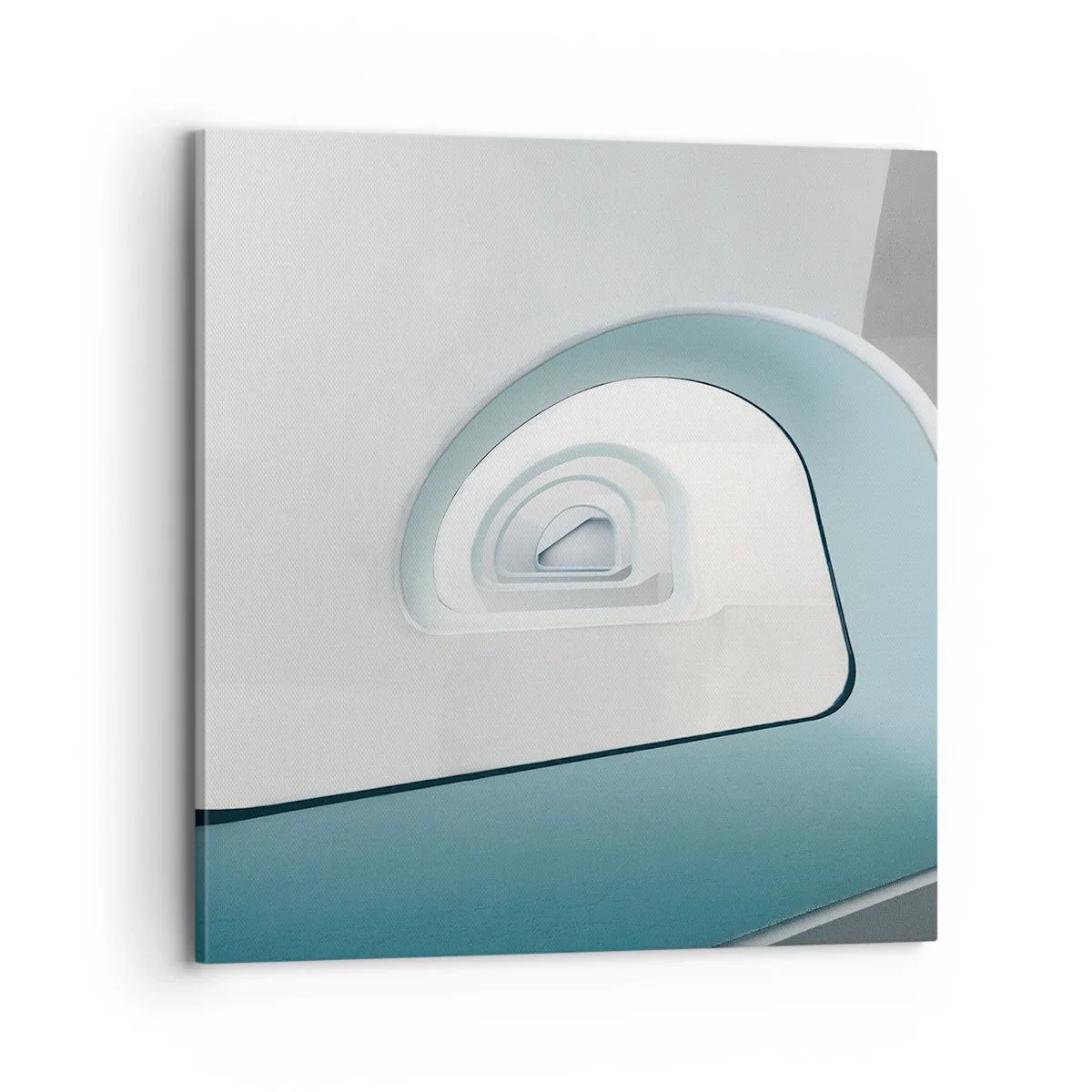 Lærredstryk - Billede på lærred - Til bunden af det blå - 70x70 cm