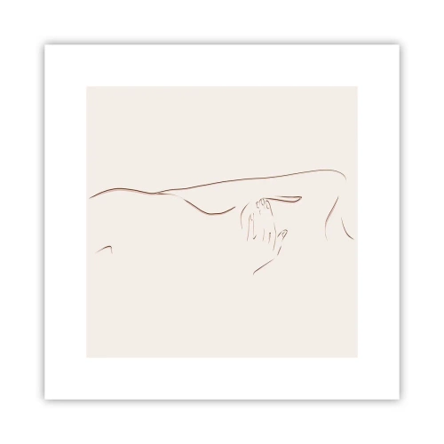 Plakat - Begærets form - 30x30 cm