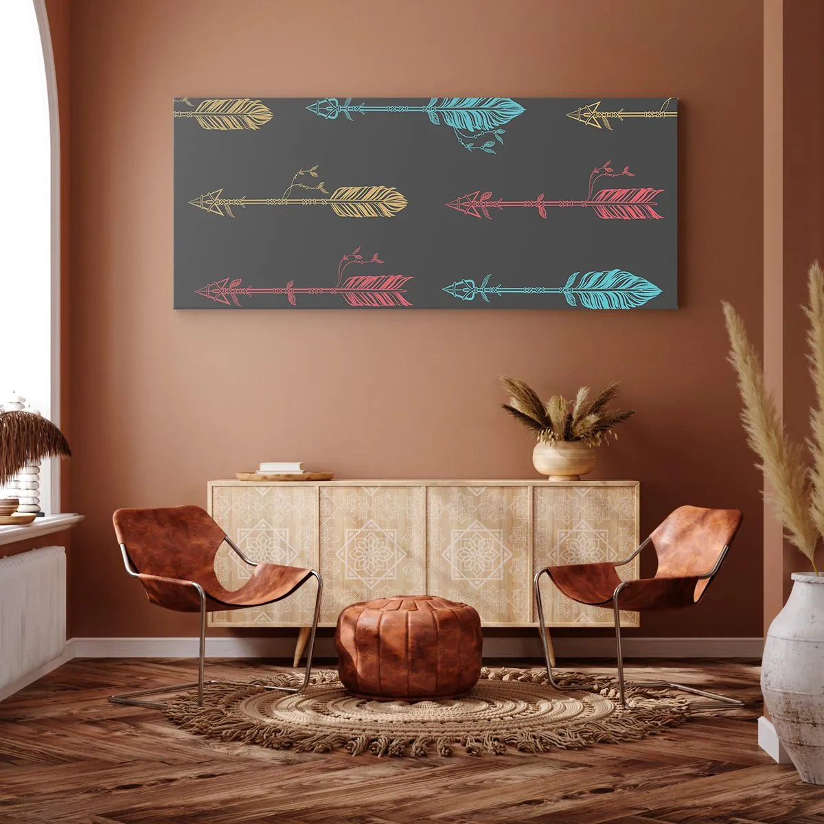 Lærredstryk - Billede på lærred - For at - 140x50 cm