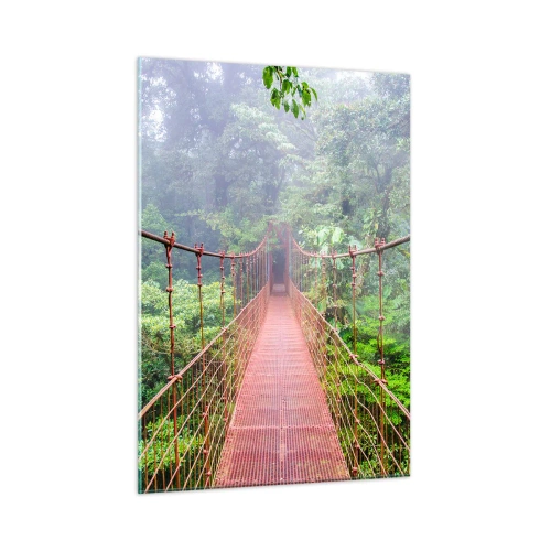 Billede på glas - Ophængt over kronerne - 50x70 cm