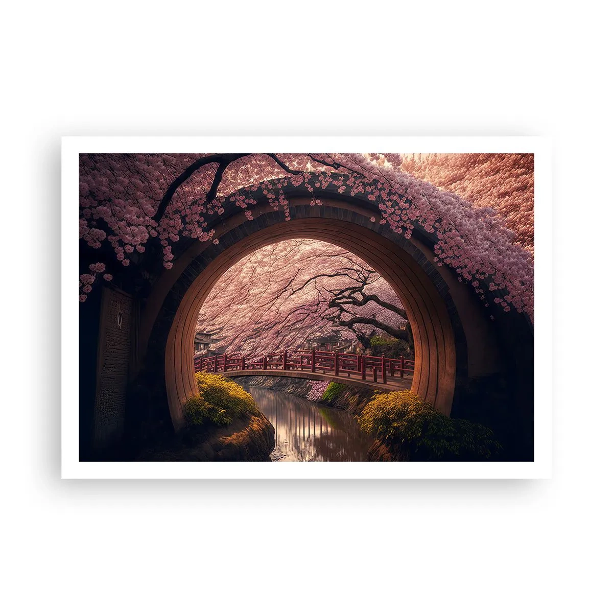 Plakat - Japansk forår - 100x70 cm