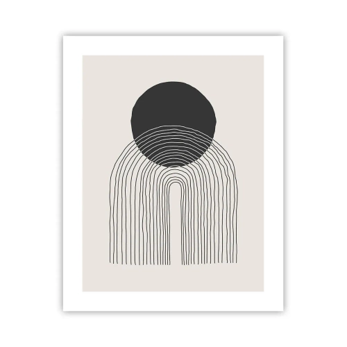 Plakat - Rystende og selvsikker - 40x50 cm