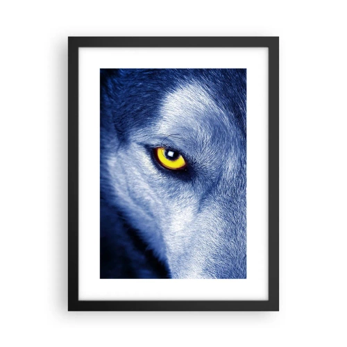 Plakat i sort ramme - Et hypnotiserende udseende - 30x40 cm