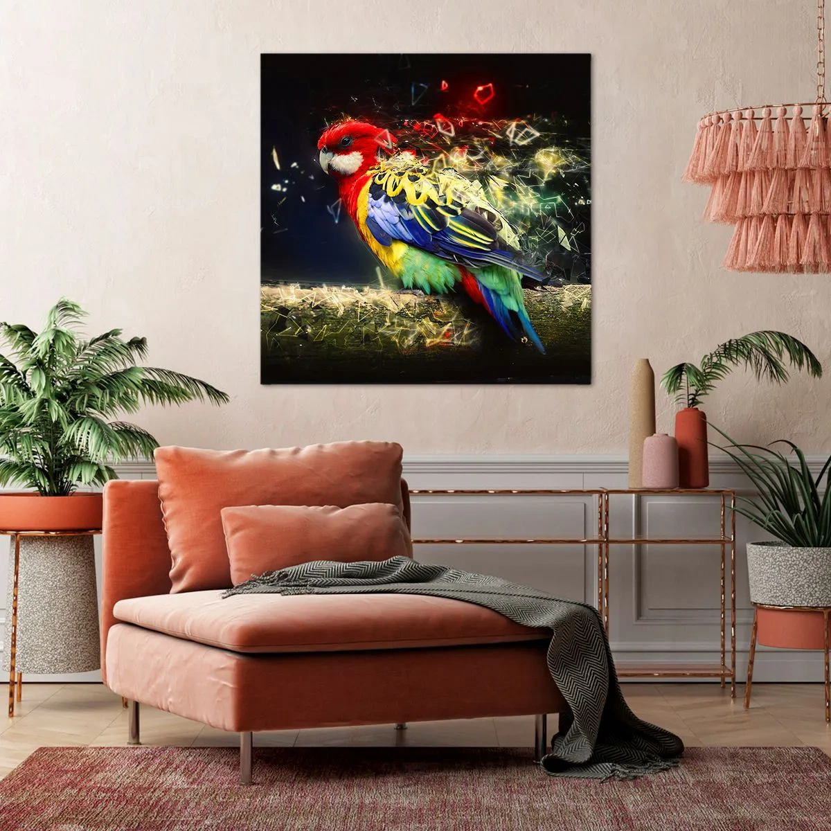 Lærredstryk - Billede på lærred - Budbringeren af udstråling - 70x70 cm