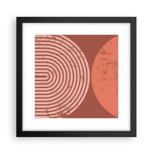 Plakat i sort ramme - Tæt forhold - 30x30 cm