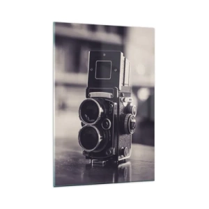 Billede på glas - Magien i et gammelt fotografi - 80x120 cm