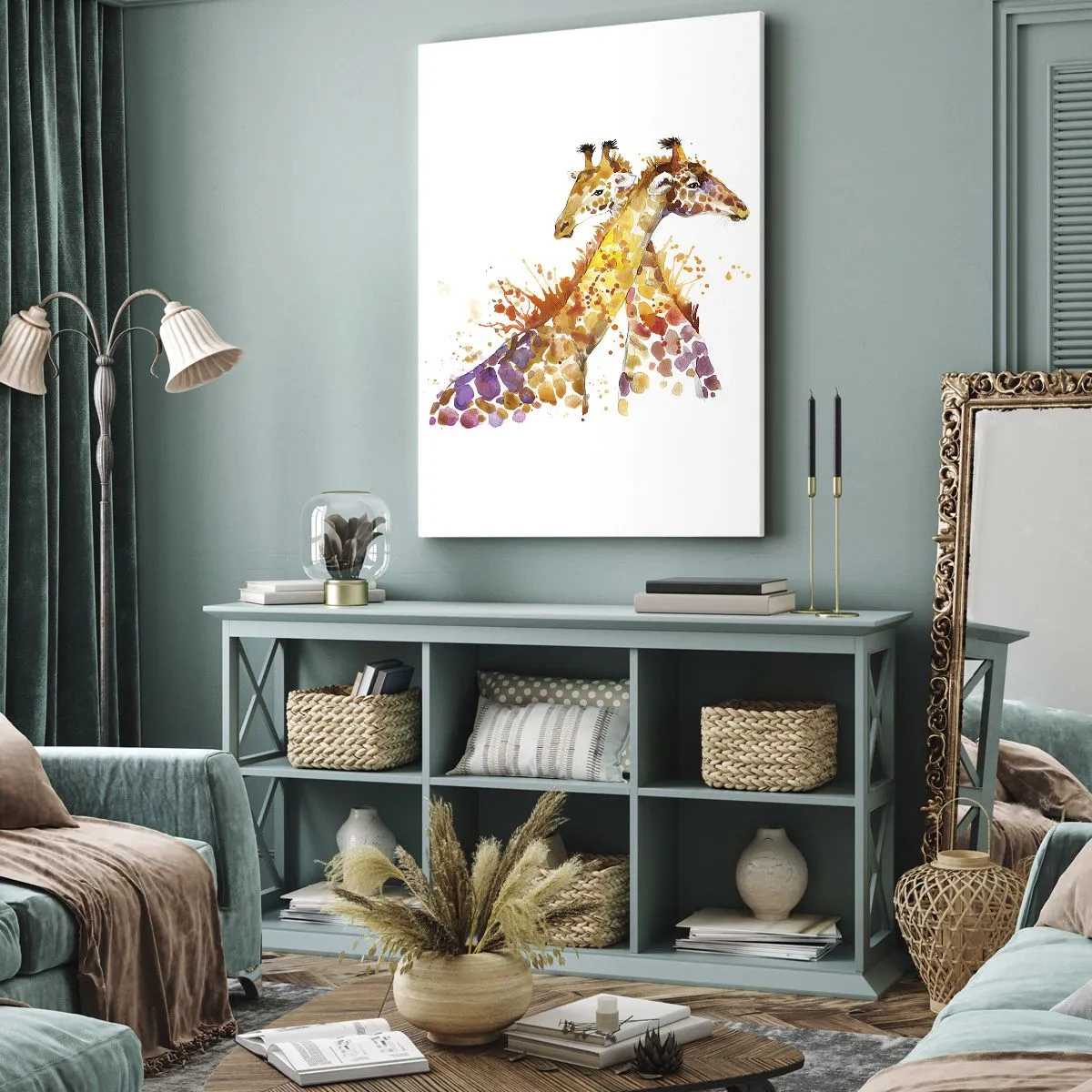 Lærredstryk - Billede på lærred - Er det venskab eller er det kærlighed? - 50x70 cm