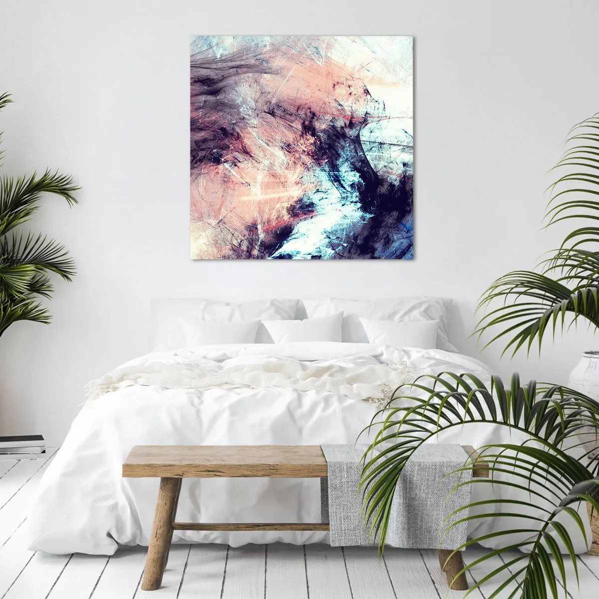 Lærredstryk - Billede på lærred - Mærk vinden - 30x30 cm