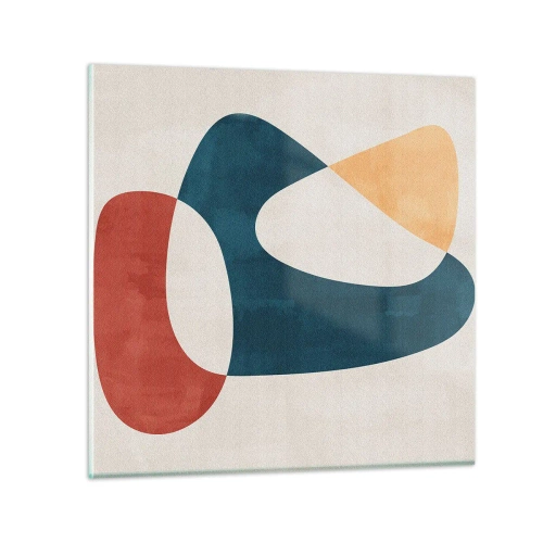 Billede på glas - Påvirkninger og metamorfoser - 30x30 cm