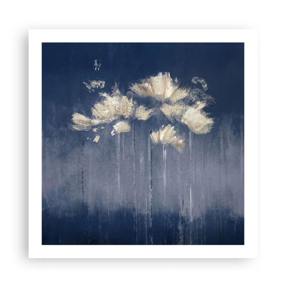 Plakat - Som kronblade i vinden - 60x60 cm