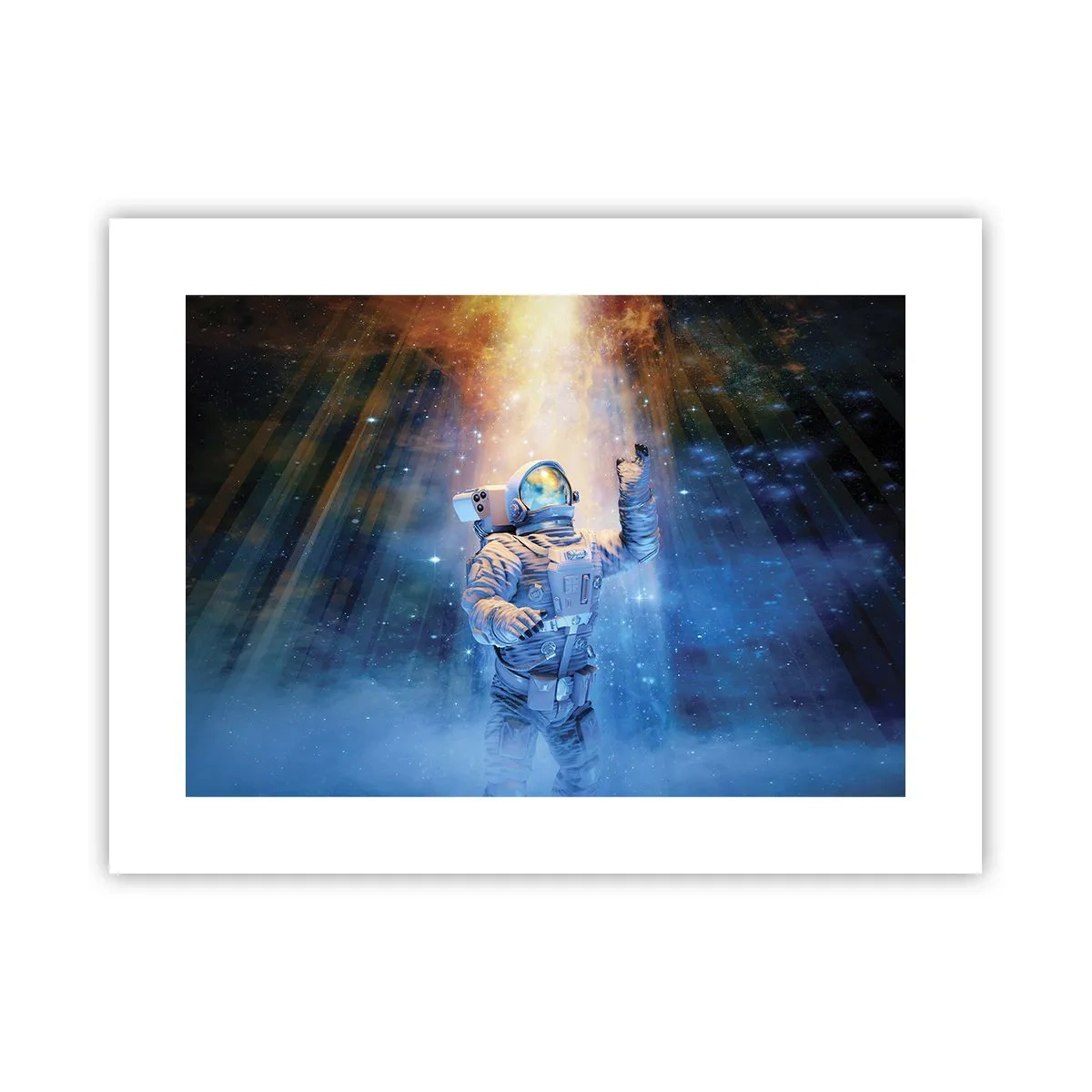 Plakat - Endelig på destinationen - 40x30 cm