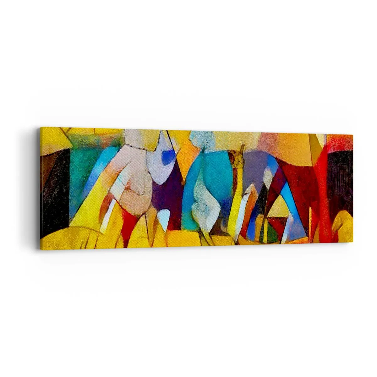 Lærredstryk - Billede på lærred - Sol - liv - glæde - 90x30 cm