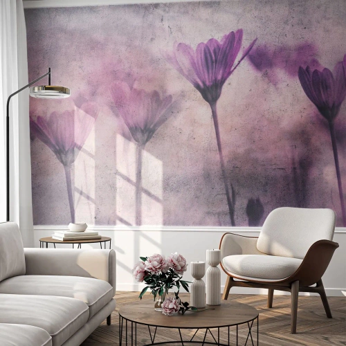 Fototapet Premium Sand - En drøm af blomster - Blomster, Stykke, Have - 100x70 cm