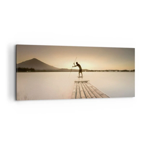 Lærredstryk - Billede på lærred - Før du hviler - 100x40 cm