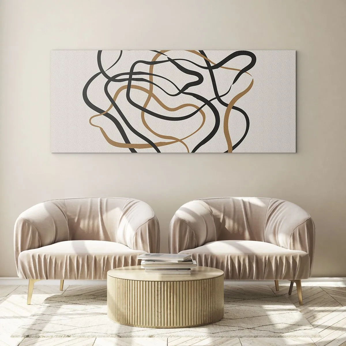 Billede på glas - Alt er gået galt - 100x40 cm