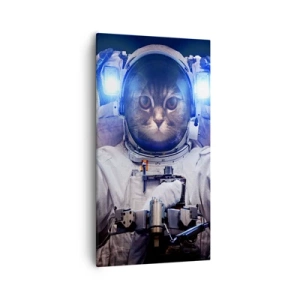 Lærredstryk - Billede på lærred - Houston, I har et problem - 55x100 cm