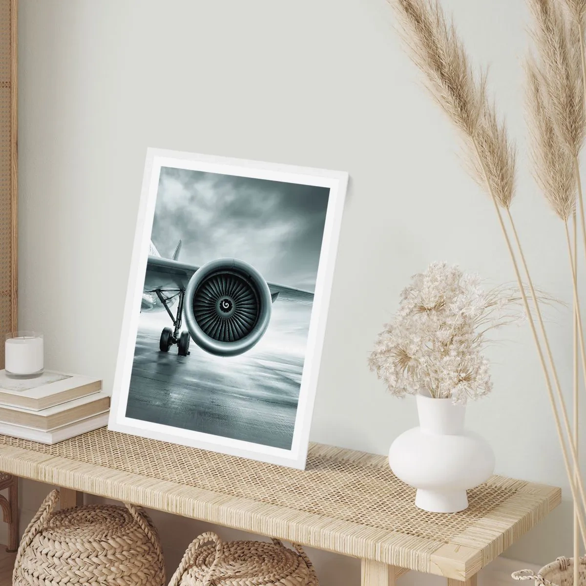 Plakat i hvid ramme - Der er kraft! - 30x40 cm