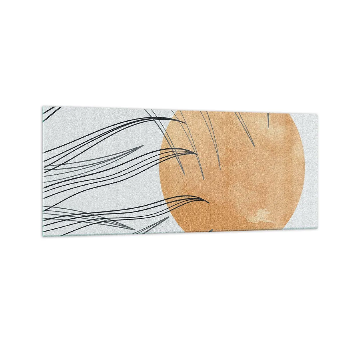 Billede på glas - Altid mod solen - 100x40 cm