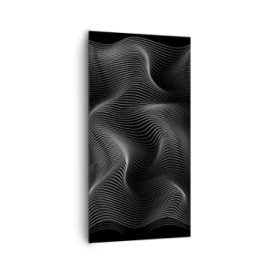 Lærredstryk - Billede på lærred - Lysets dans i rummet - 65x120 cm