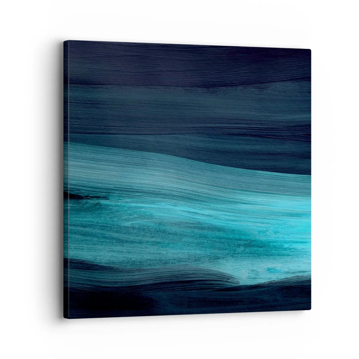 Lærredstryk - Billede på lærred - Svøm med strømmen - 30x30 cm