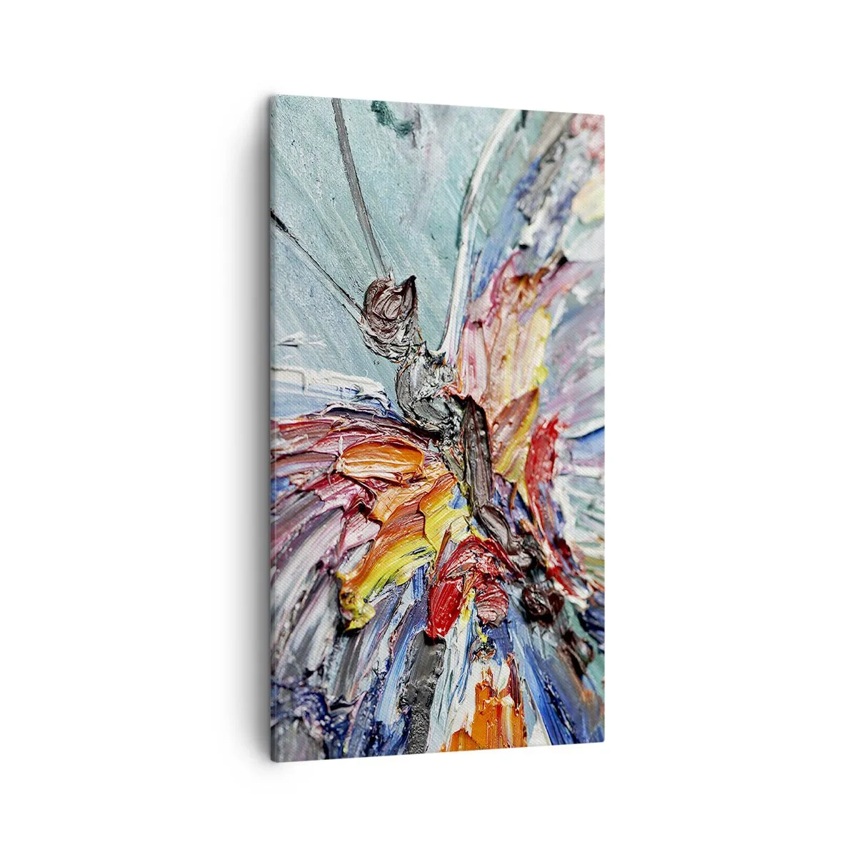 Lærredstryk - Billede på lærred - Malet af naturen - 45x80 cm