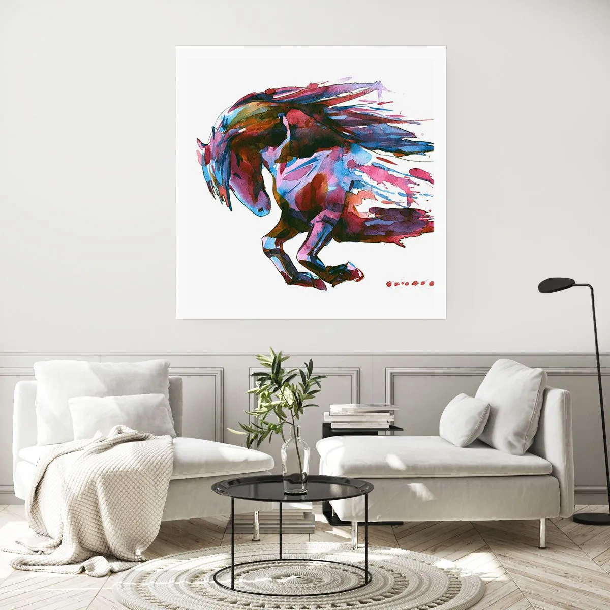 Plakat - I henrykkelse - 40x40 cm