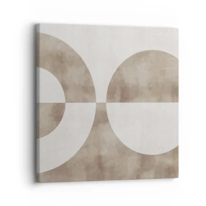 Lærredstryk - Billede på lærred - Ligheder og forskelle - 30x30 cm