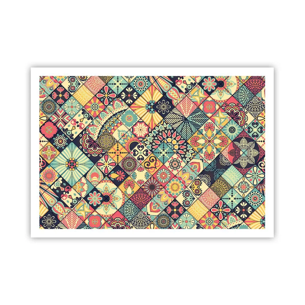 Plakat - Marokkansk stemning - 100x70 cm