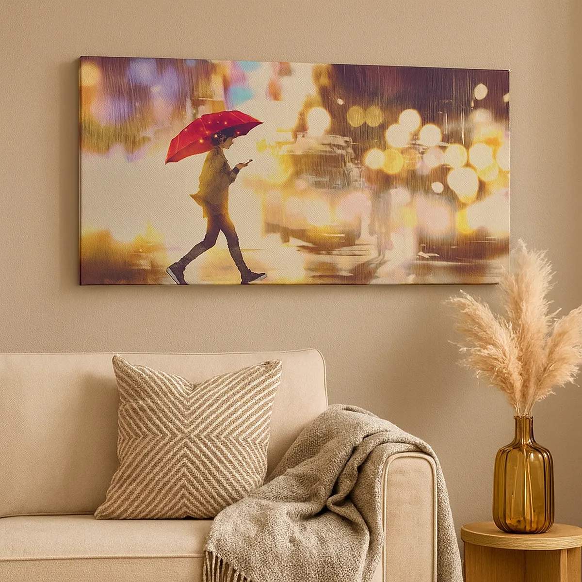 Lærredstryk - Billede på lærred - Alligevel solrigt - 30x30 cm