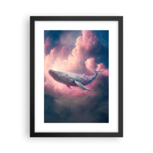 Plakat i sort ramme - Tør dine øjne - 30x40 cm