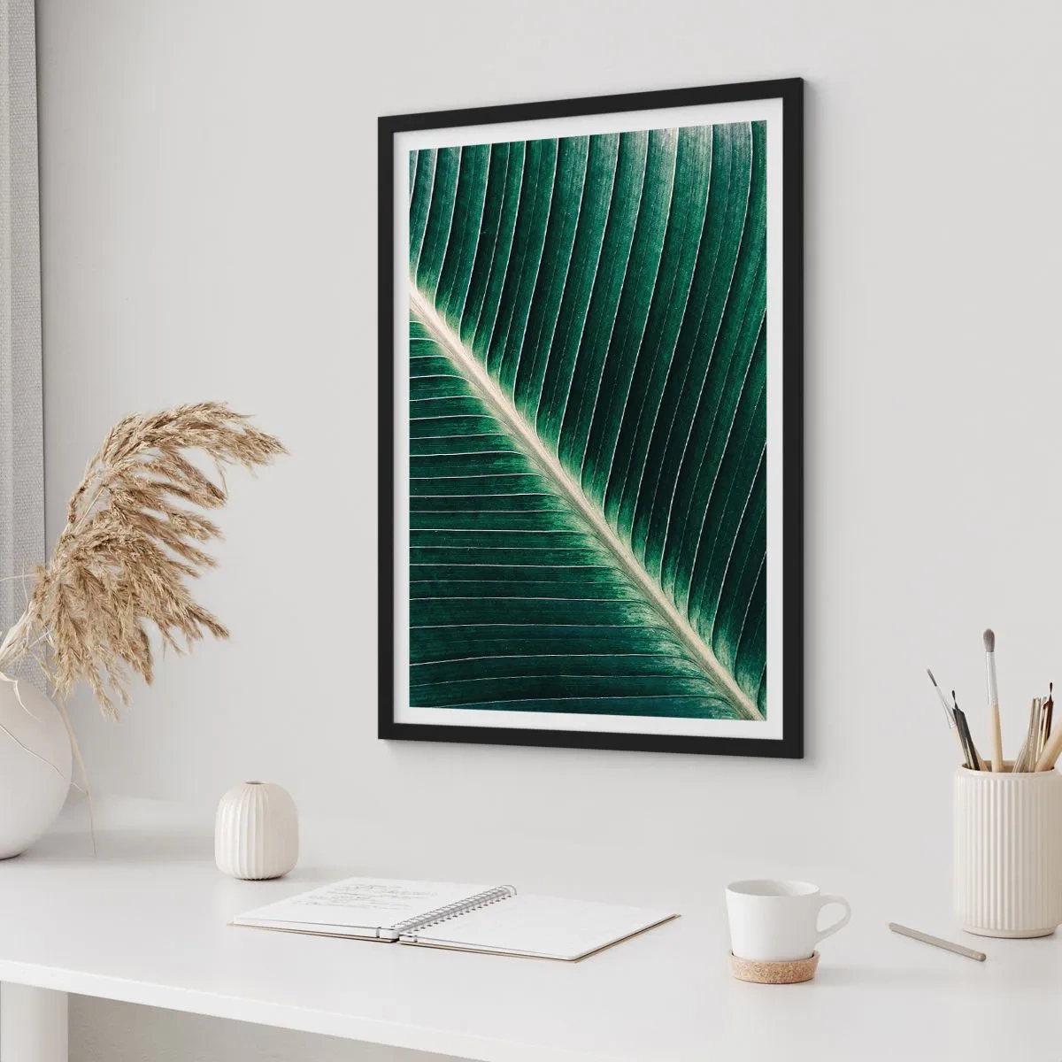 Plakat i sort ramme - Naturens rytme - 40x50 cm