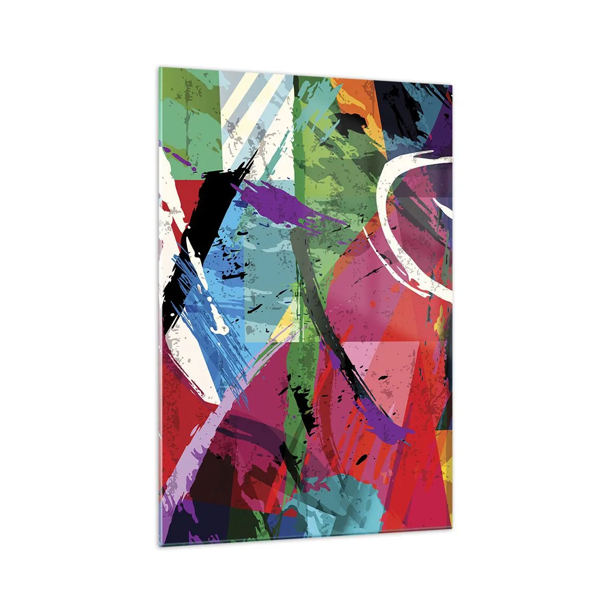 Billede på glas - Hurtig, livlig og hoppende - 70x100 cm