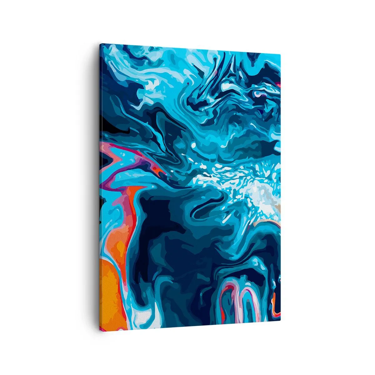 Lærredstryk - Billede på lærred - En rejse ind i himlen - 50x70 cm