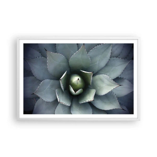 Plakat i hvid ramme - Lokkemad og advarsler - 91x61 cm