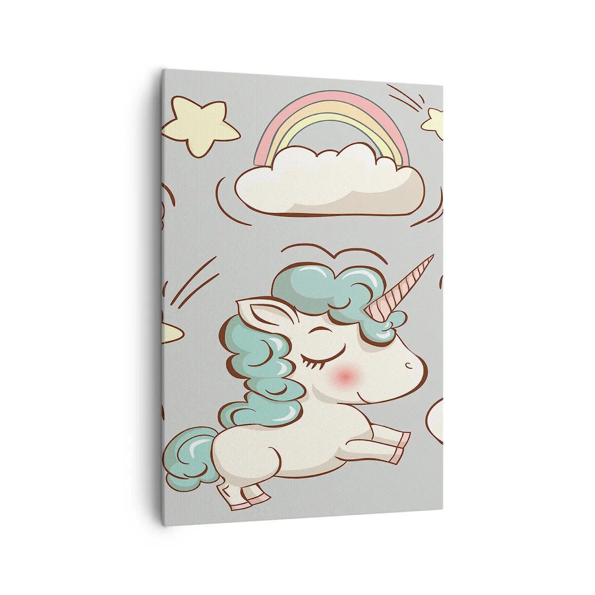 Lærredstryk - Billede på lærred - Der er bestemt ... - 70x100 cm