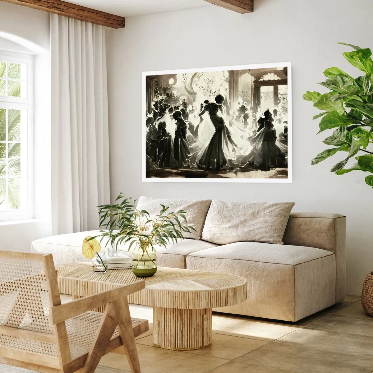 Plakat - Den store maskerade - 100x70 cm