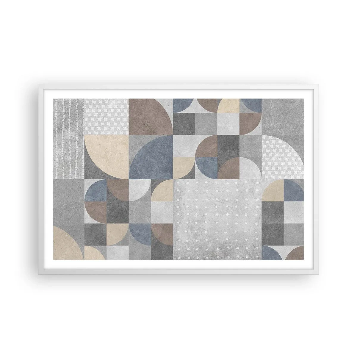 Plakat i hvid ramme - Keramisk fantasi - 91x61 cm