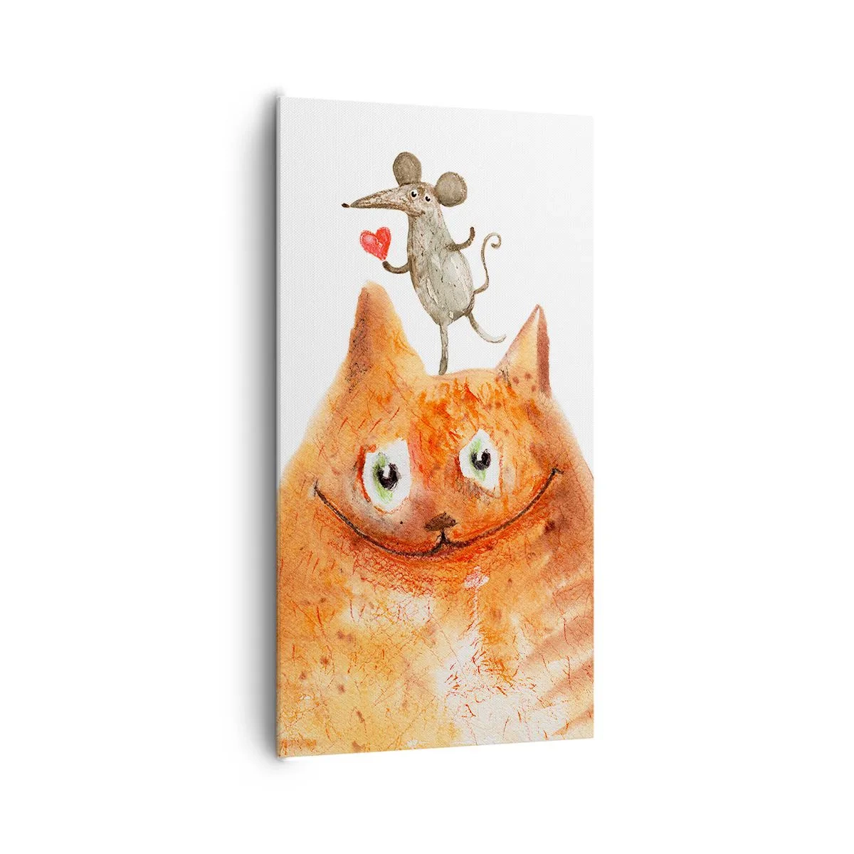 Lærredstryk - Billede på lærred - Kærlighedens paradokser - 65x120 cm