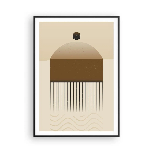 Plakat i sort ramme - Forskellige stater - 70x100 cm