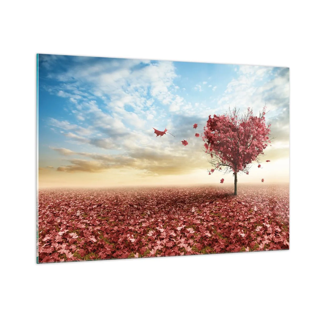 Billede på glas - Jeg elsker også efteråret - 100x70 cm