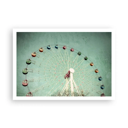 Plakat - Vi inviterer dig til at lege - 100x70 cm